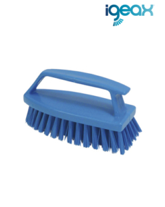 Ergonomic manual brush for food hygiene